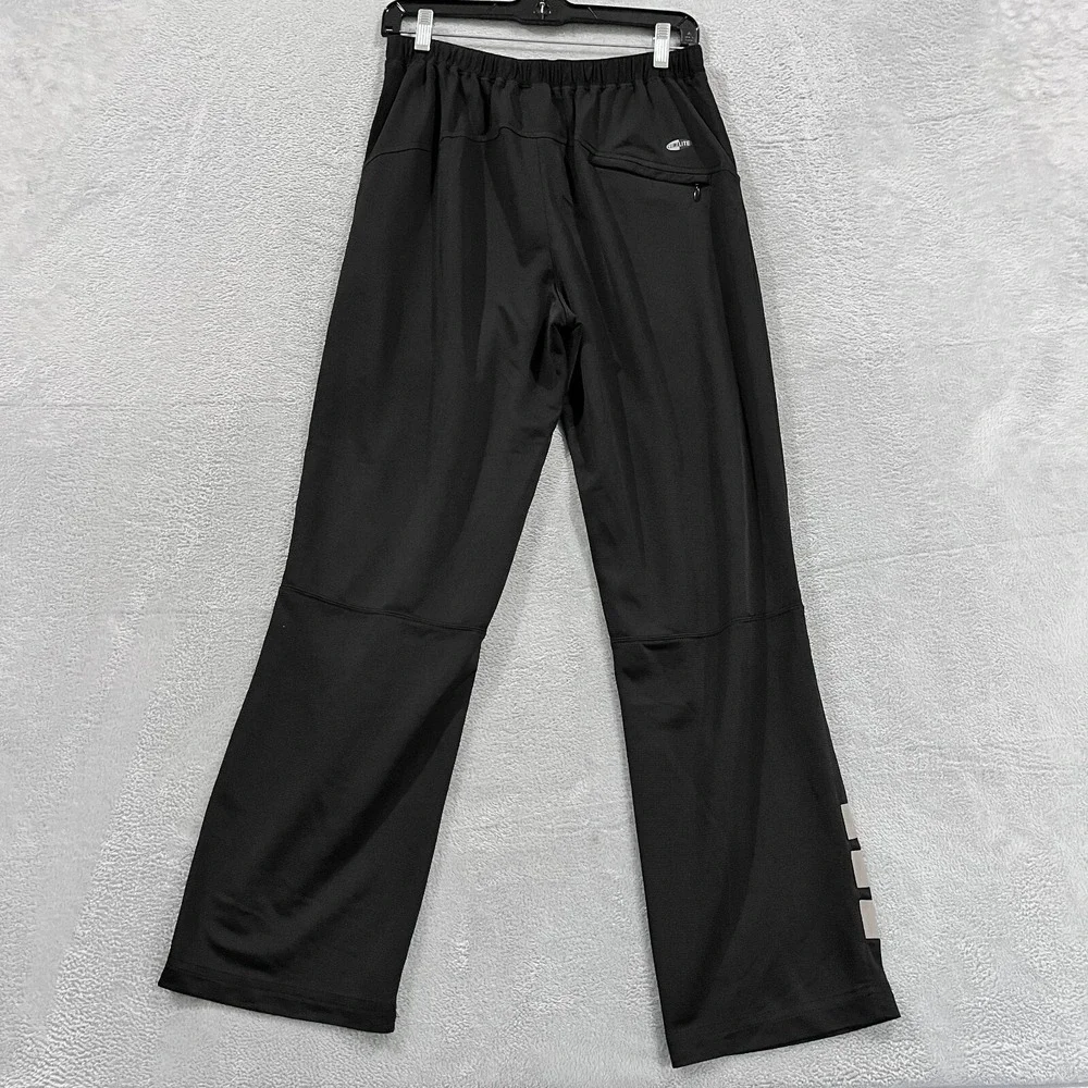 Adidas Track Pants Women's Small Black‎ Straight Leg Athleisure Workout Running